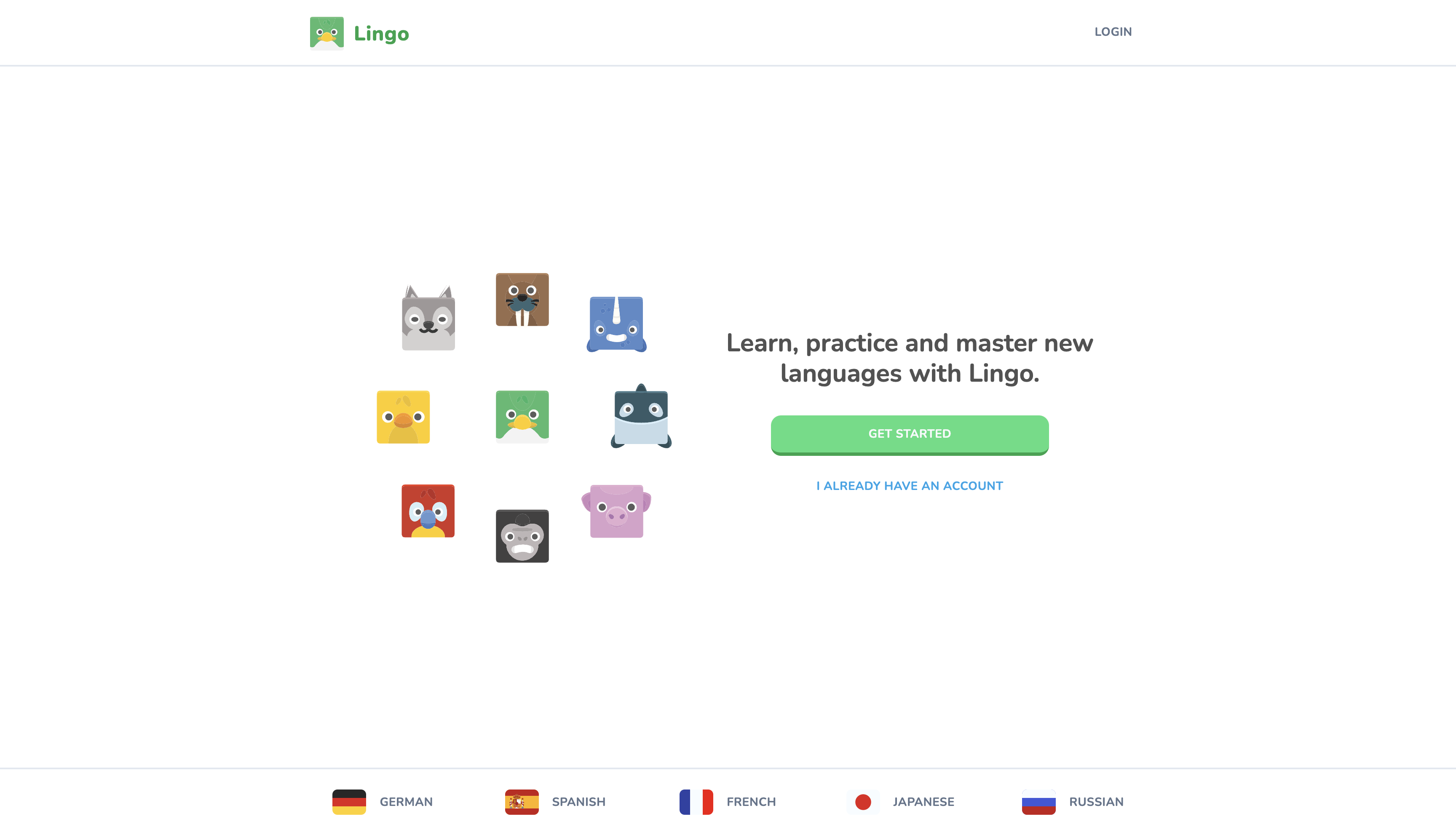 Duolingo Clone - Lingo preview